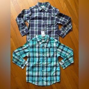 OshKosh B’gosh Boys Button Down Shirts(2 Shirts) Size 8